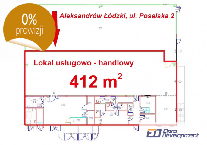 Lokal Wynajem Aleksandrów Łódzki Poselska 1